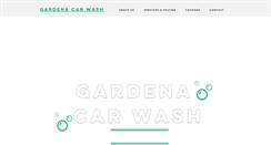 Desktop Screenshot of gardenacarwash.com